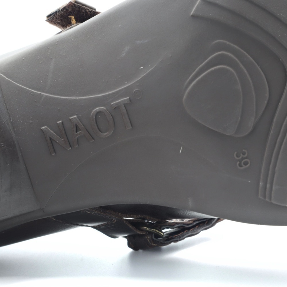 NAOT Forward Mary Jane Shoes Women’s EU 39 US 8 Brown Leather Comfort Low Heel - Picture 10 of 11